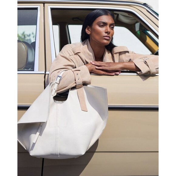 All Saints Handbags - 🆕ALL SAINTS Ara Leather East/West Tote Handbag White